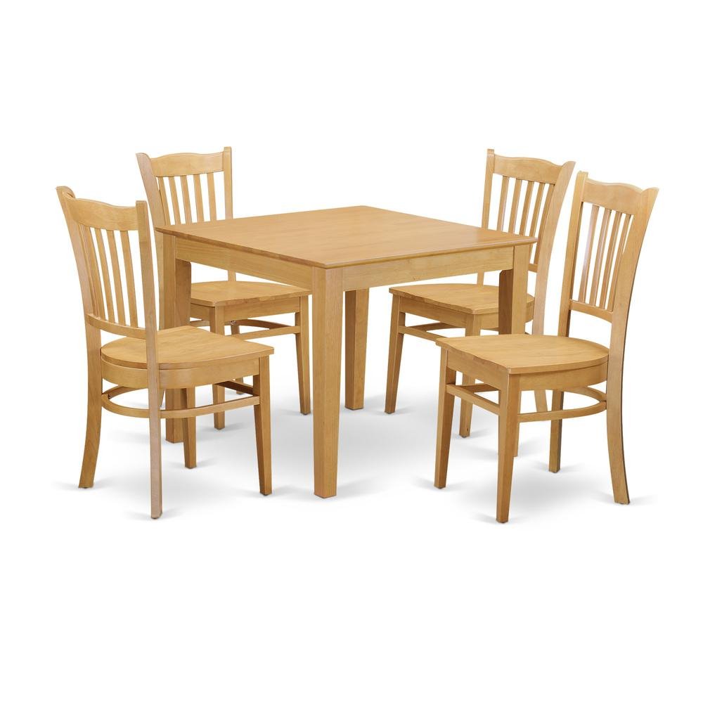 5 PC Kitchen Table set - Kitchen dinette Table and 4 Dining Chairs - Drakoi Marketplace