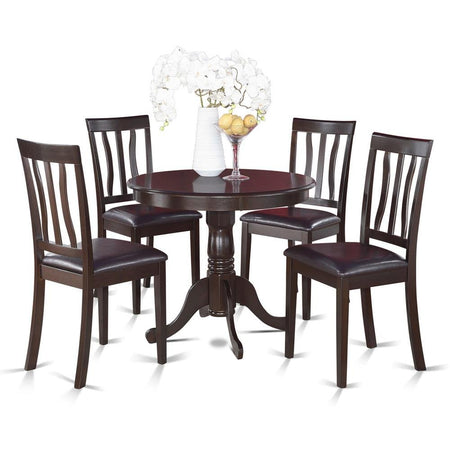 5 Pc Kitchen Table set-Kitchen Table and 4 Dining Chairs - Drakoi Marketplace