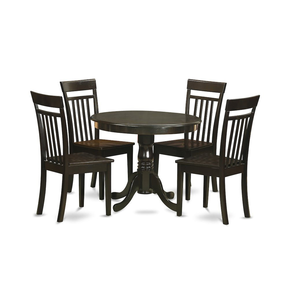 5 Pc Kitchen Table set-Kitchen Table and 4 Kitchen Dining Chairs - Drakoi Marketplace