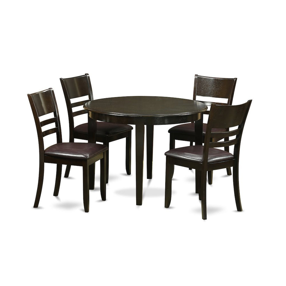 5 PC small Kitchen Table set--Kitchen Dining nook and 4 Kitchen Chairs - Drakoi Marketplace