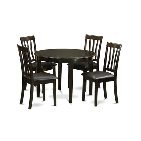 5 PC small Kitchen Table set-Kitchen Table and 4 Kitchen Chairs - Drakoi Marketplace