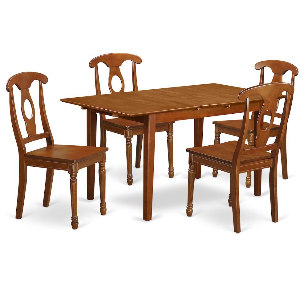 5 Pc small Kitchen Table set - Table and 4 Kitchen Dining Chairs - Drakoi Marketplace