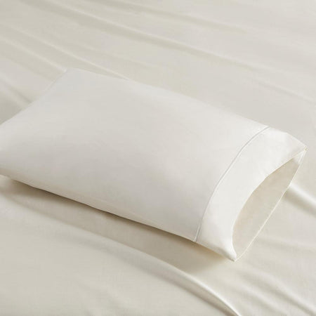 500TC Cotton Sheet Set, 102x108, Ivory, Cal King1 - Drakoi Marketplace