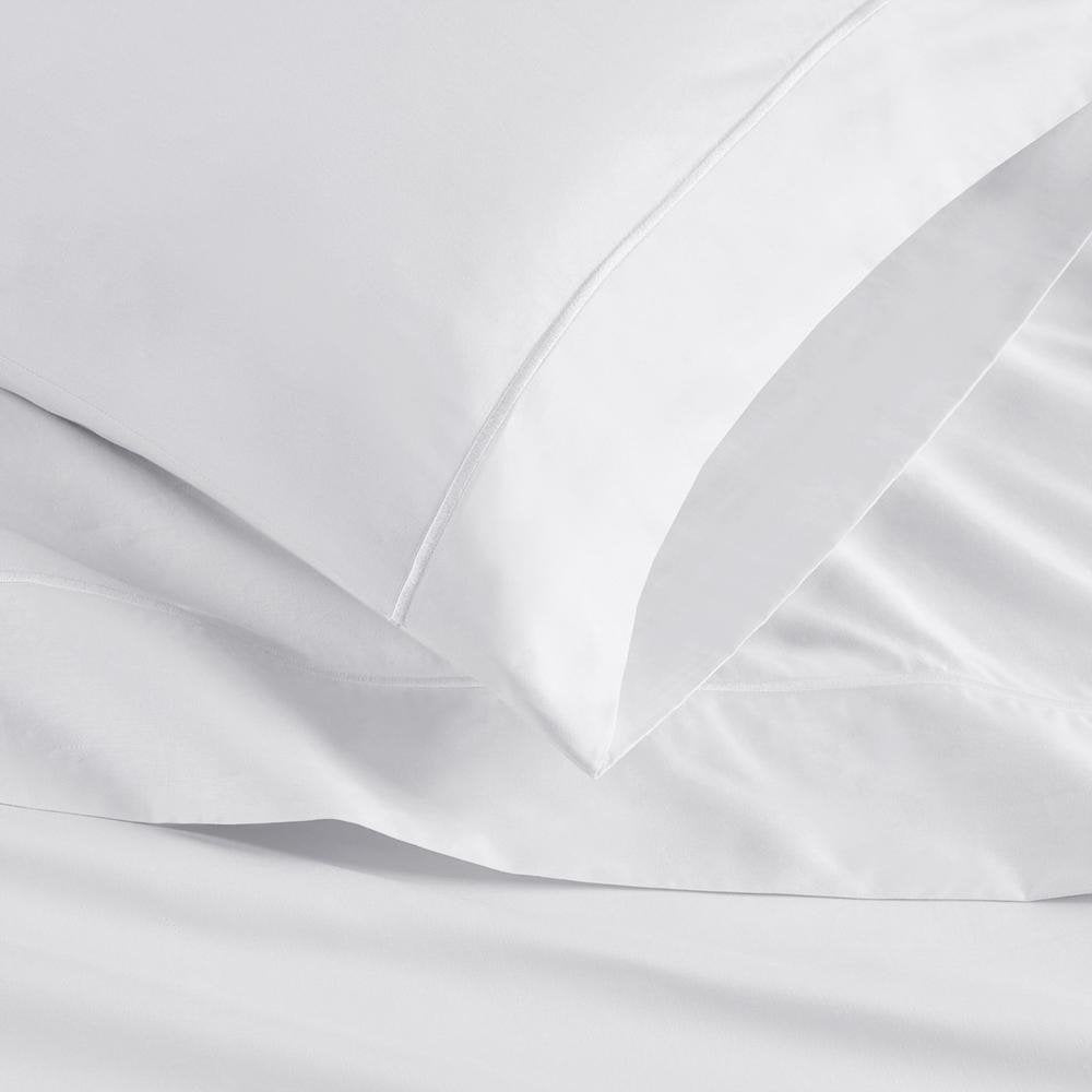 500TC Cotton Sheet Set, 102x108, White, Cal King1 - Drakoi Marketplace