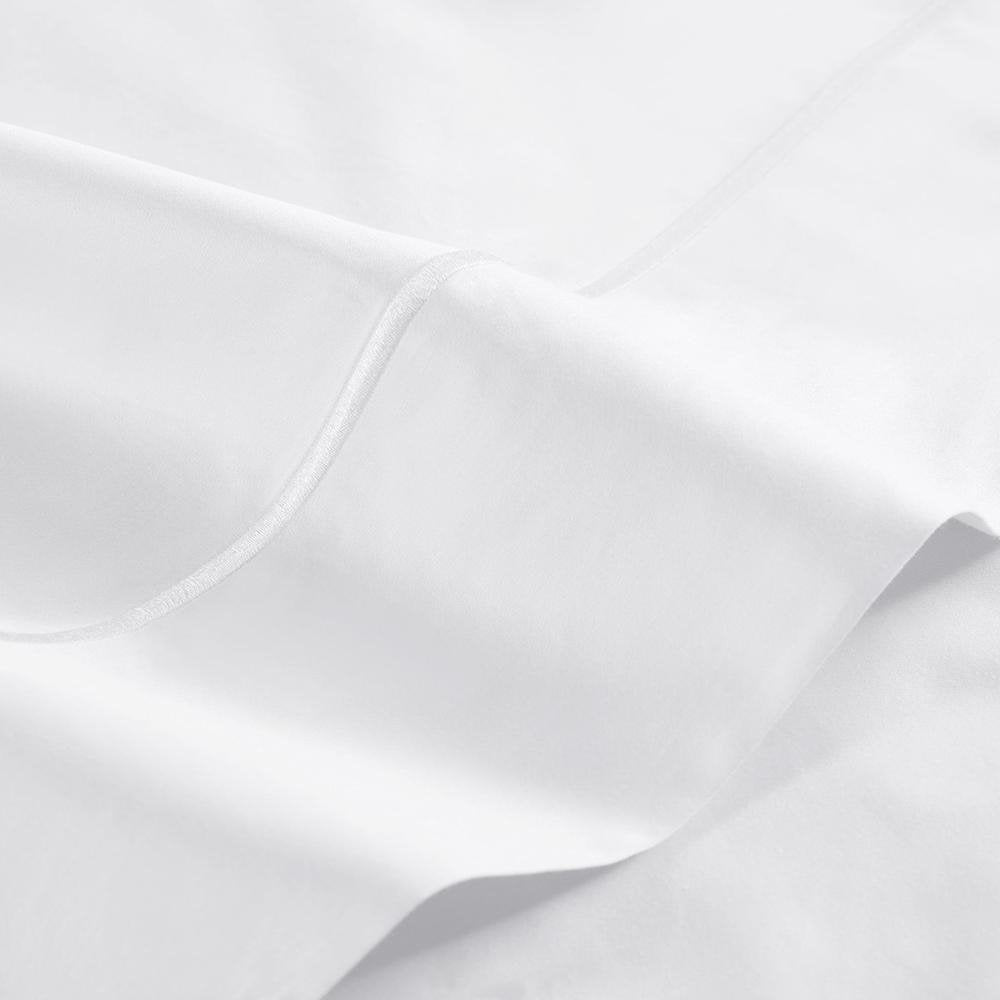 500TC Cotton Sheet Set, 102x108, White, Cal King1 - Drakoi Marketplace