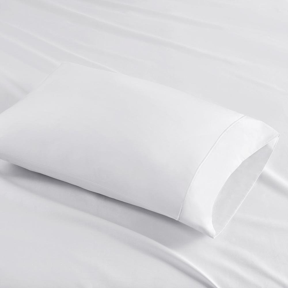 500TC Cotton Sheet Set, 102x108, White, Cal King1 - Drakoi Marketplace