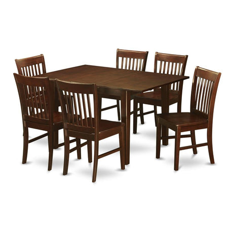 7 Pc Kitchen dinette set- Kitchen Tables with 6 Kitchen Dining Chairs - Drakoi Marketplace