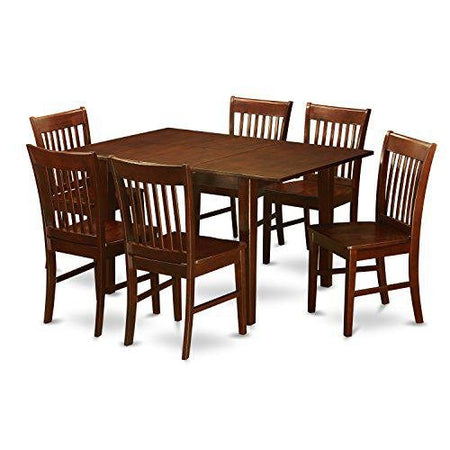 7 Pc Kitchen dinette set- Kitchen Tables with 6 Kitchen Dining Chairs - Drakoi Marketplace