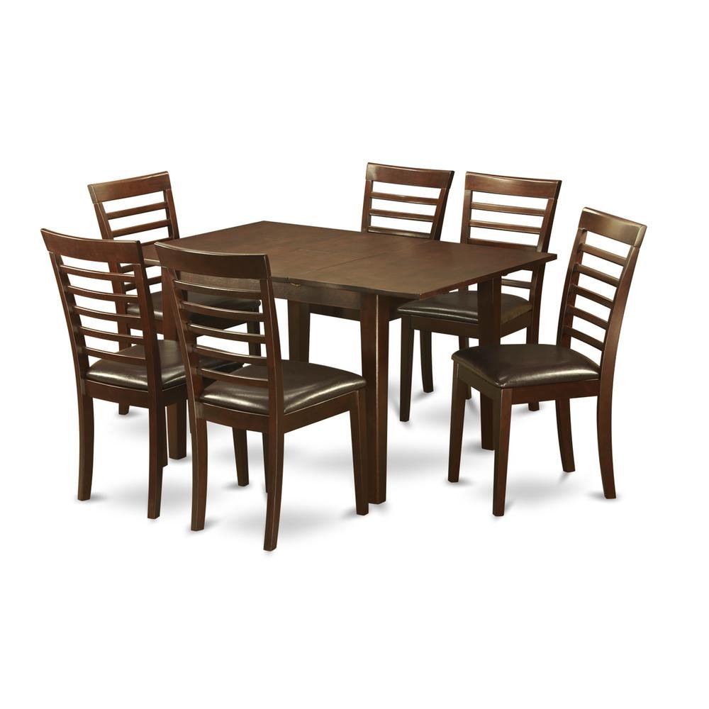 7 Pc small Kitchen Table set - Small Table with 6 Kitchen Chairs - Drakoi Marketplace