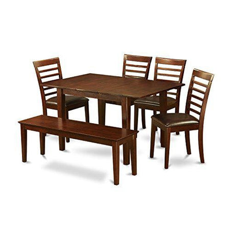 7 Pc small Kitchen Table set - Small Table with 6 Kitchen Chairs - Drakoi Marketplace