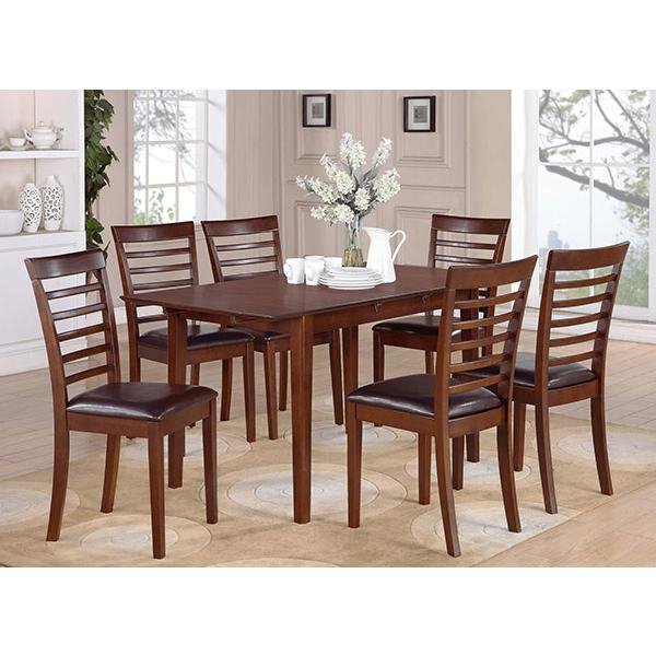 7 Pc small Kitchen Table set - Small Table with 6 Kitchen Chairs - Drakoi Marketplace