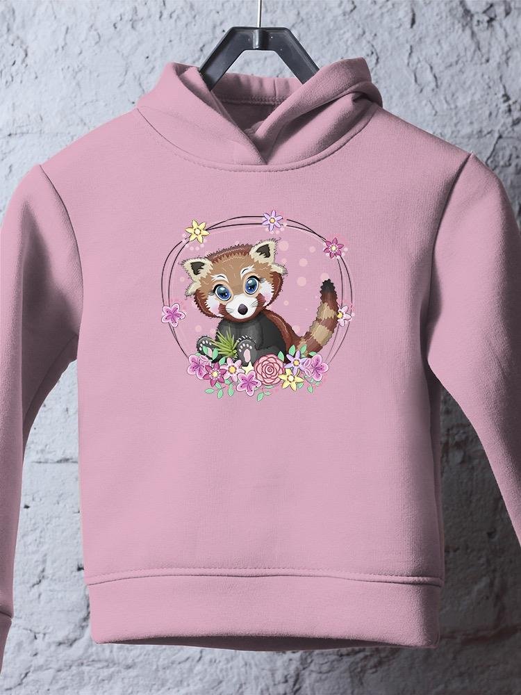 A Cute Red Panda Sitting Hoodie -Image by Shutterstock - Drakoi Marketplace