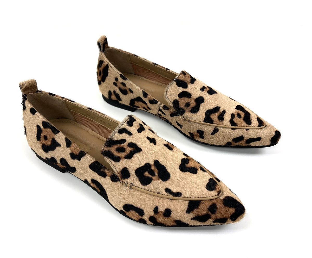 Addy Leopard Haircalf Flats - Drakoi Marketplace