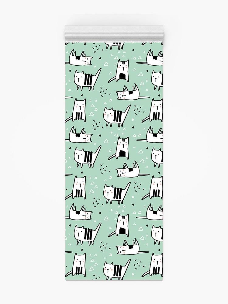 Adorable Cats Yoga Mat -Image by Shutterstock - Drakoi Marketplace