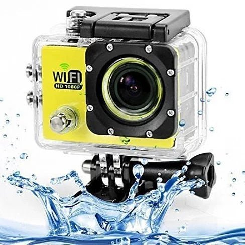 All PRO Action Sports Camera With 1080P HD And WiFi 18 PCS Of Accessory Included - Drakoi Marketplace
