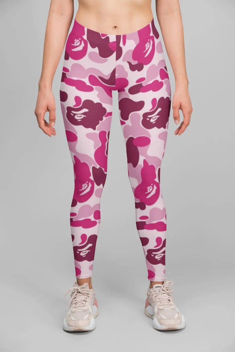 Alpine Pink Pattern Legging - Drakoi Marketplace