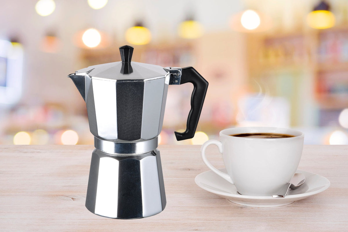 Aluminum Coffee Maker - 4 Sizes - Drakoi Marketplace