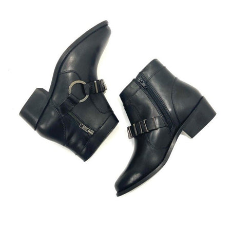 Amy Black Western Bootie - Drakoi Marketplace