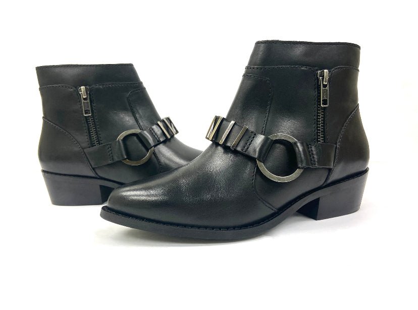 Amy Black Western Bootie - Drakoi Marketplace