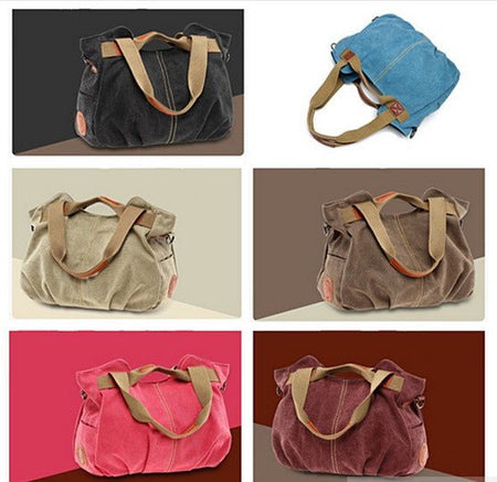 ARM CANDY Handy Natural Canvas Handbag - Drakoi Marketplace