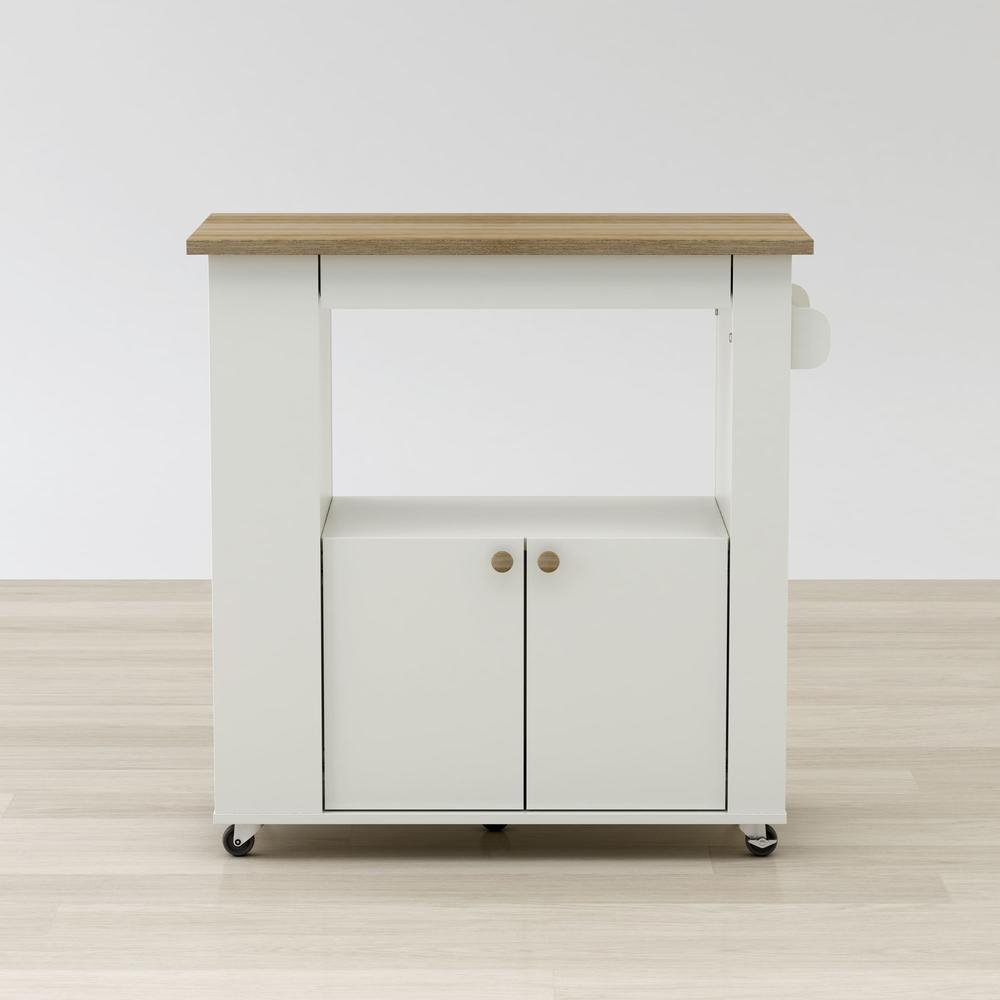 Aston 33.5" Kitchen Cart - Drakoi Marketplace