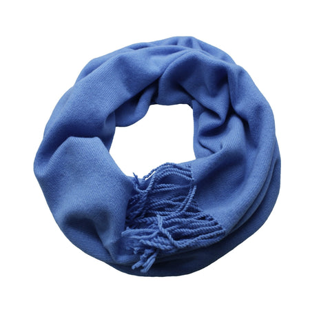 Azur Cashmere Scarf Light Weight Knitted - Drakoi Marketplace