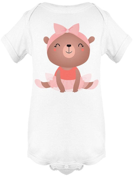 Ballerina Baby Bear Bodysuit Baby's -Image by Shutterstock - Drakoi Marketplace