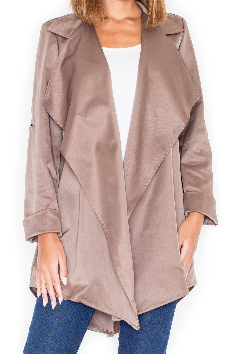 Beige Katrus Jackets & Coats - Drakoi Marketplace