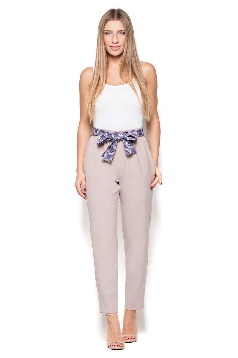 Beige Katrus Pants - Drakoi Marketplace