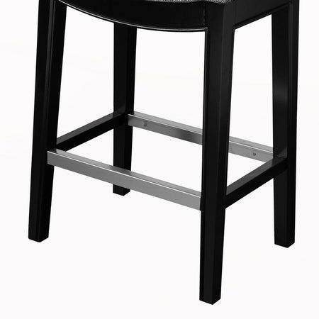 Belfast Saddle Counter Stool, Grey - Drakoi Marketplace