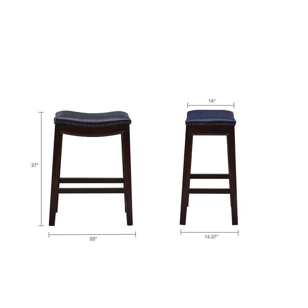 Belfast Saddle Counter Stool, Grey - Drakoi Marketplace