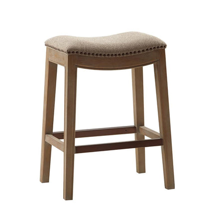 Belfast Saddle Counter Stool, Grey - Drakoi Marketplace