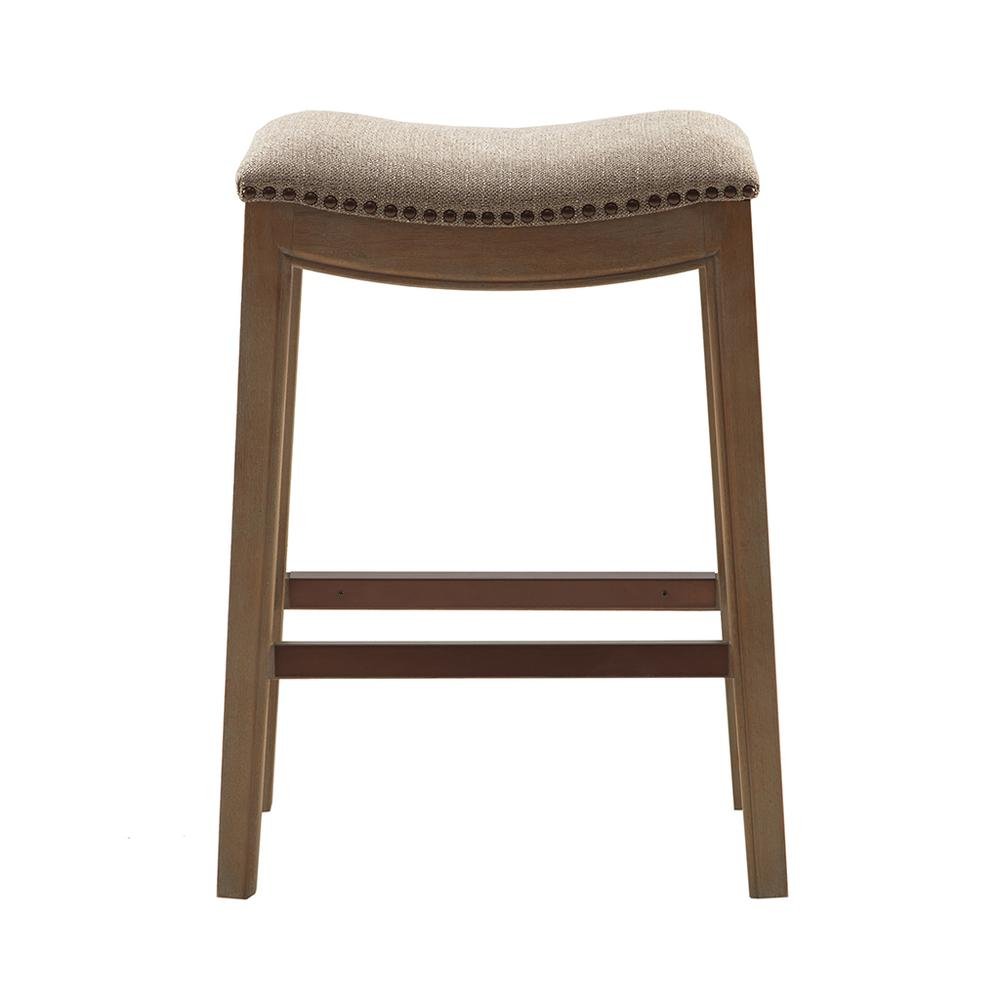 Belfast Saddle Counter Stool, Grey - Drakoi Marketplace