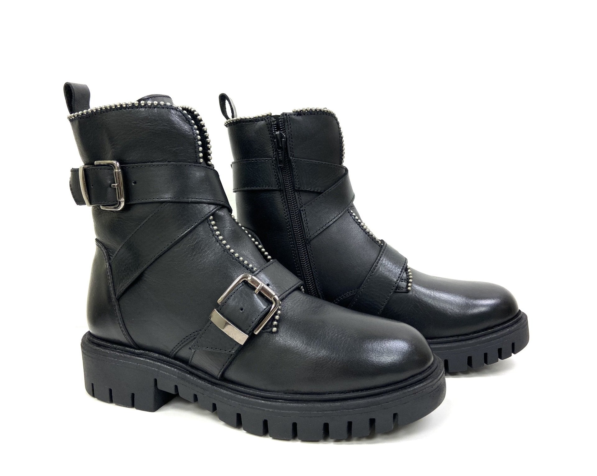 Billie Studded Lug Sole Boot - Drakoi Marketplace