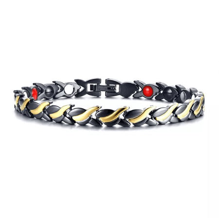 Black Gold Magnetic Bracelet for women - Drakoi Marketplace