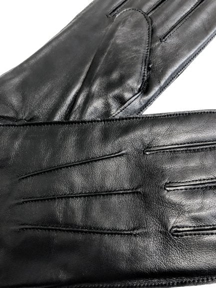 Black Leather Gloves - Drakoi Marketplace