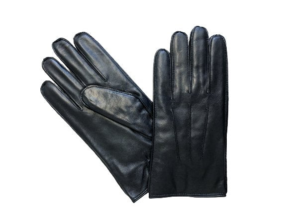 Black Leather Gloves - Drakoi Marketplace