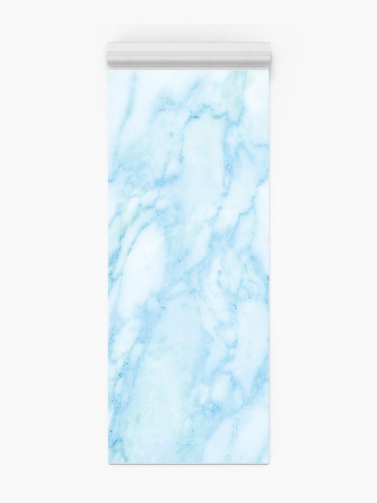 Blue Light Marble Stone Texture Yoga Mat -Image by Shutterstock - Drakoi Marketplace