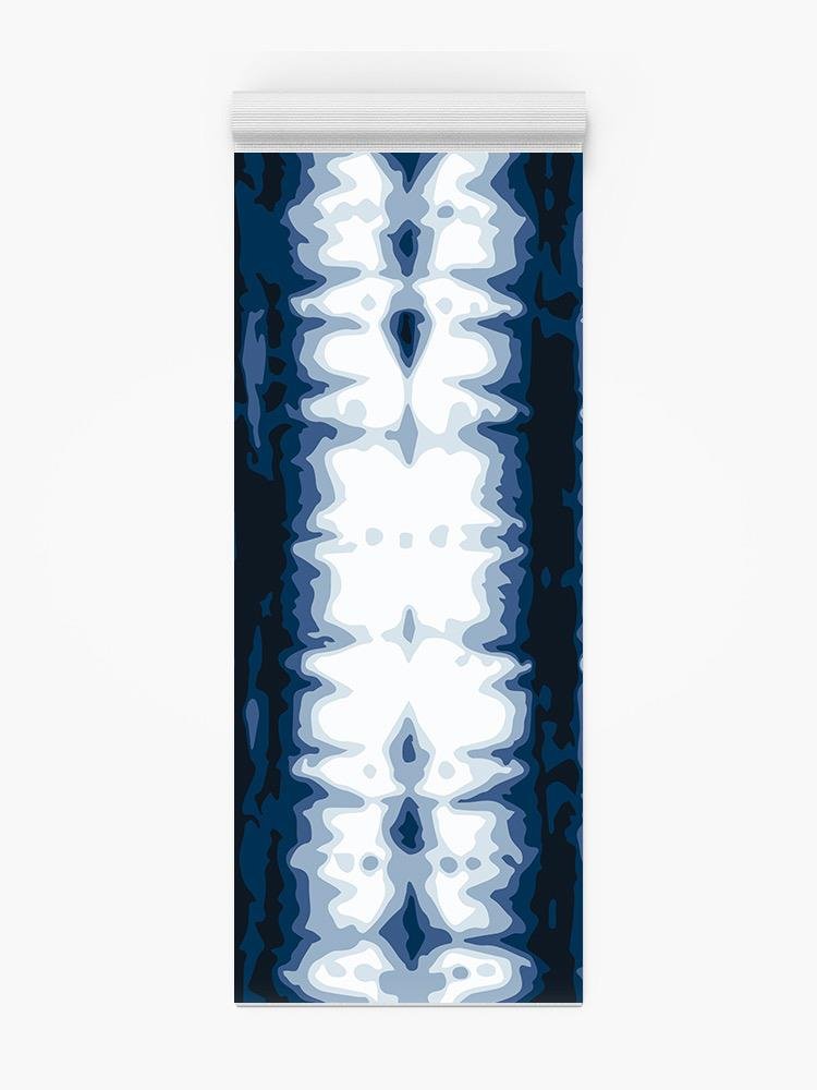 Blue Tie Dye Pattern Yoga Mat -Image by Shutterstock - Drakoi Marketplace