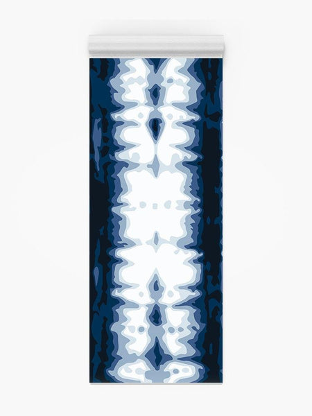 Blue Tie Dye Pattern Yoga Mat -Image by Shutterstock - Drakoi Marketplace