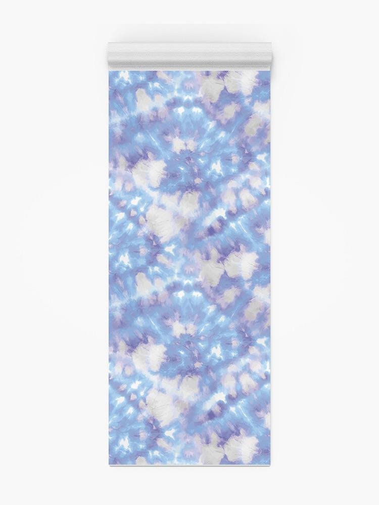 Blue Tie Dye Swirl Yoga Mat -Image by Shutterstock - Drakoi Marketplace