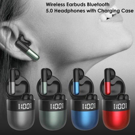 Bluetooth Ear Pods With Touch Control HD Voice - Drakoi Marketplace