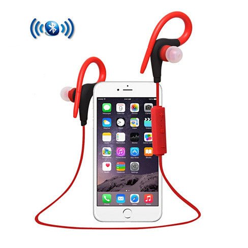 Bluetooth Headphone with Secure Ear Hook and Remote - Drakoi Marketplace