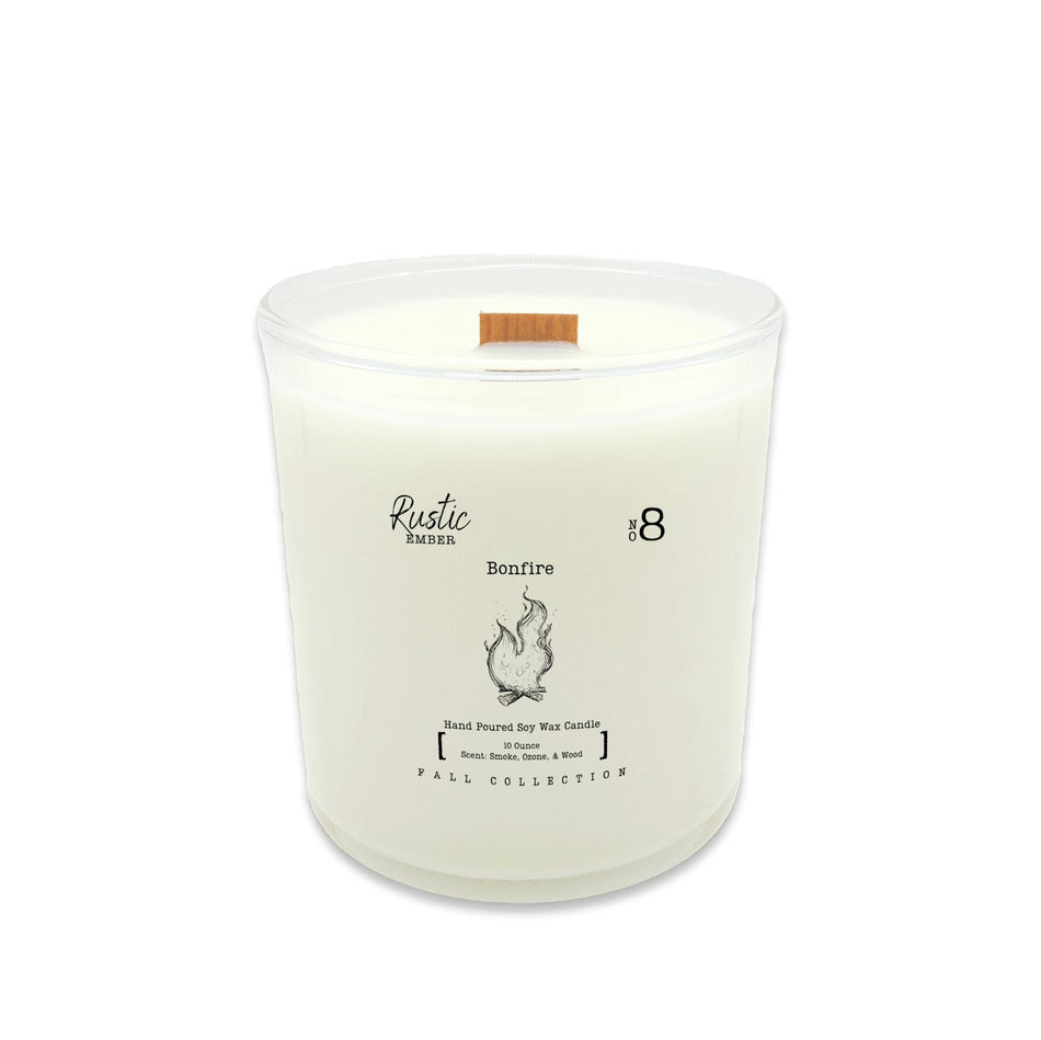 Bonfire | 10 Ounce Candle | Rustic Ember - Drakoi Marketplace