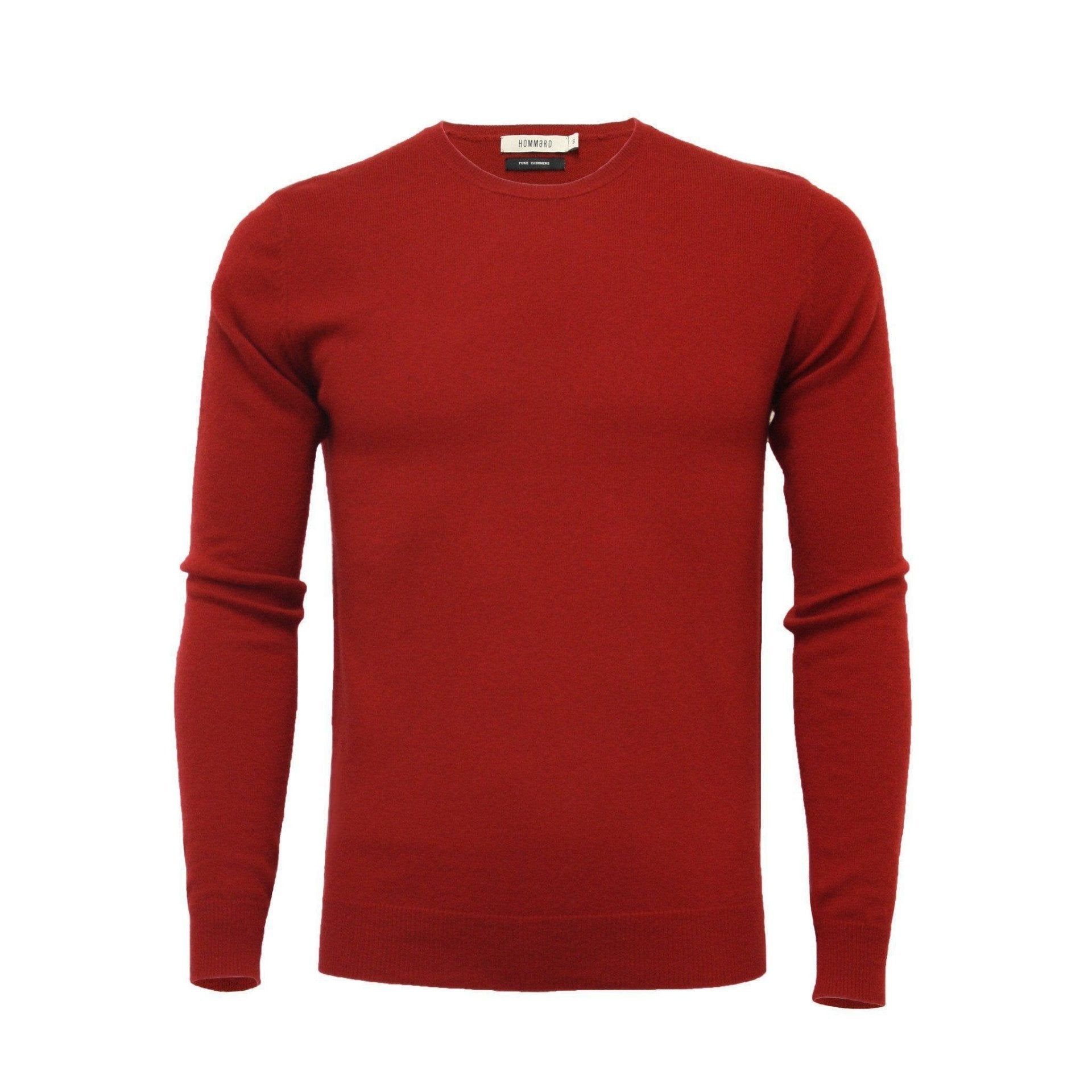 Bordeaux Cashmere Crew Neck Sweater - Drakoi Marketplace