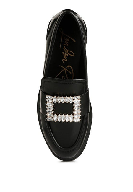 Bossi Loafers With Buckle Embellishment - Drakoi Marketplace