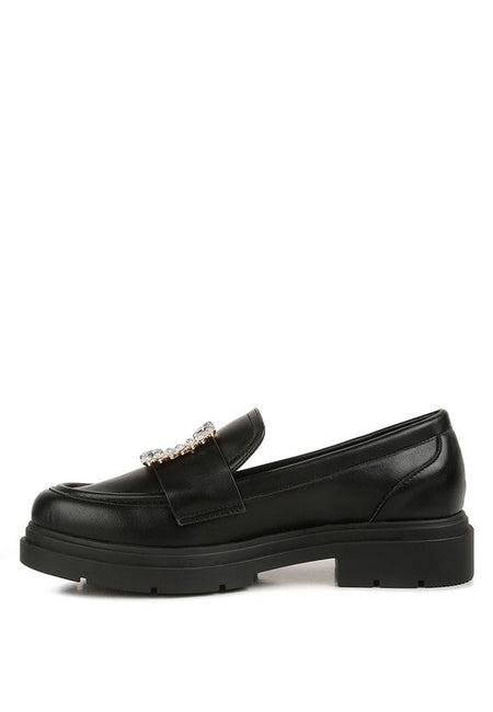 Bossi Loafers With Buckle Embellishment - Drakoi Marketplace