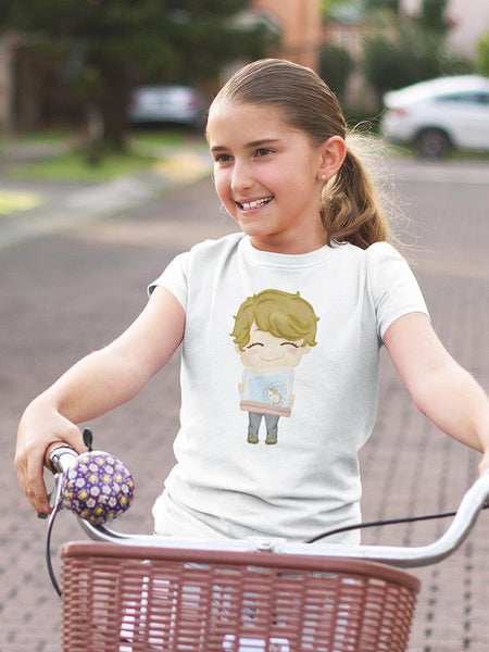 Boy Carrying His Pet Hamster T-shirt -Image by Shutterstock - Drakoi Marketplace