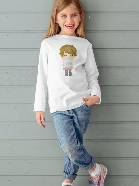 Boy Carrying His Pet Hamster T-shirt -Image by Shutterstock - Drakoi Marketplace