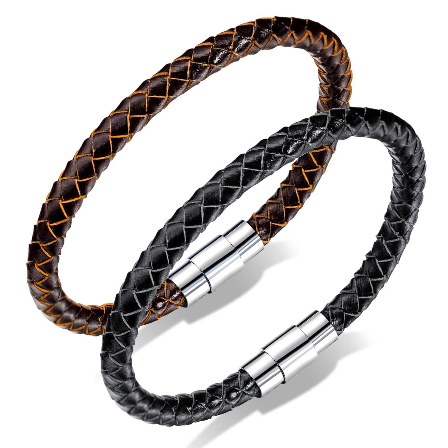 Braided Leather Bracelet - Drakoi Marketplace